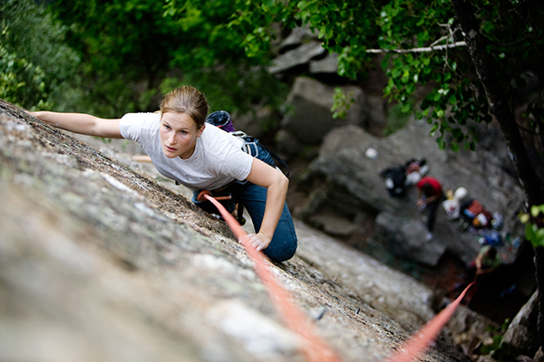 rock climbing